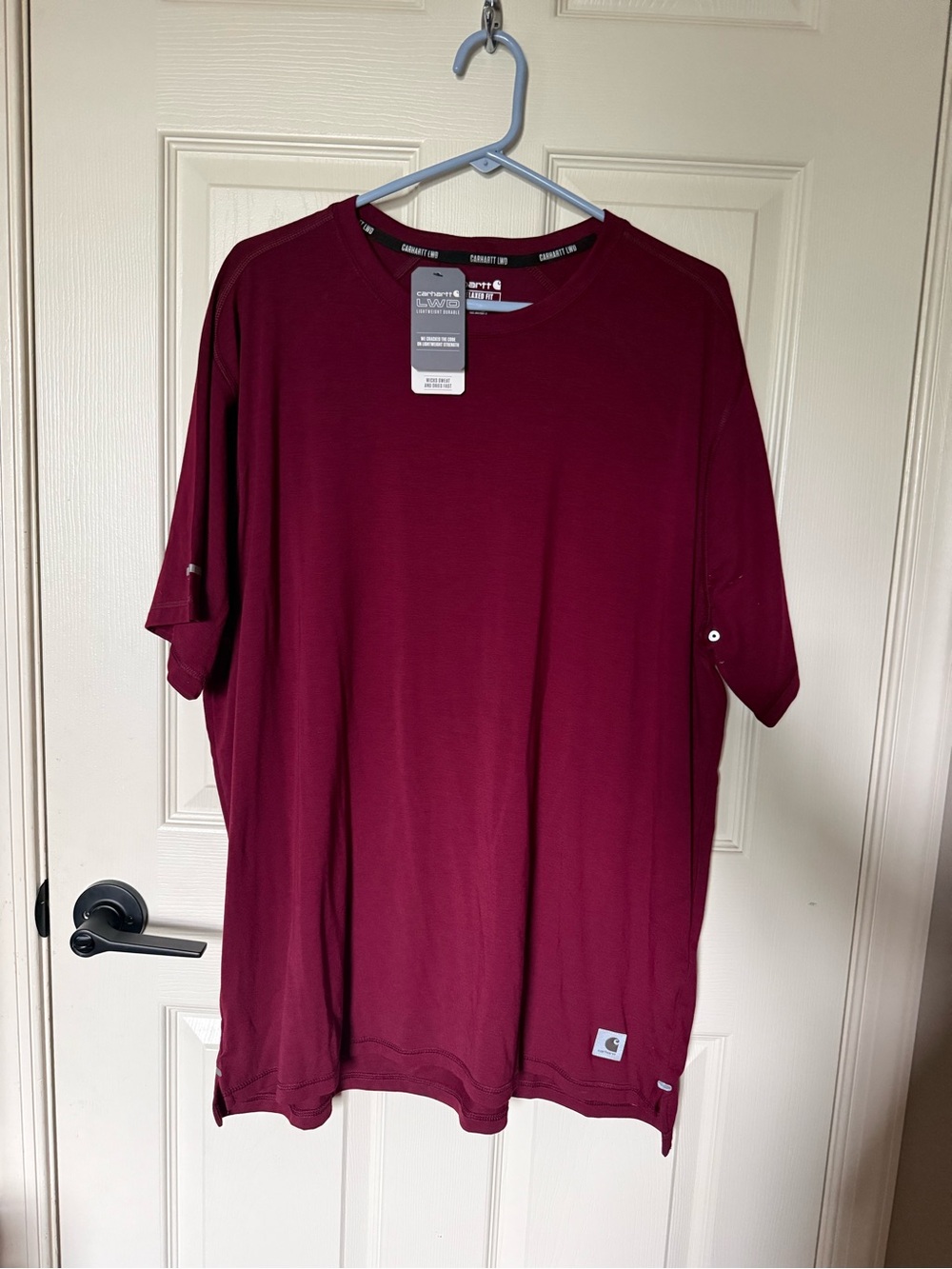 Carhartt Men’s Short Sleeve Crew Tee - Deep Wine